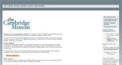 Desktop Screenshot of cambridgeminyan.org
